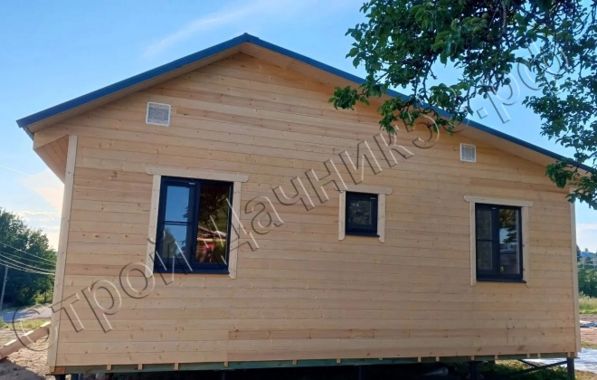 4 Каркасный дом Д-5, 12x8м, 96 М², Новгородская область, Валдайский район, посёлок Яжбелцы (1)